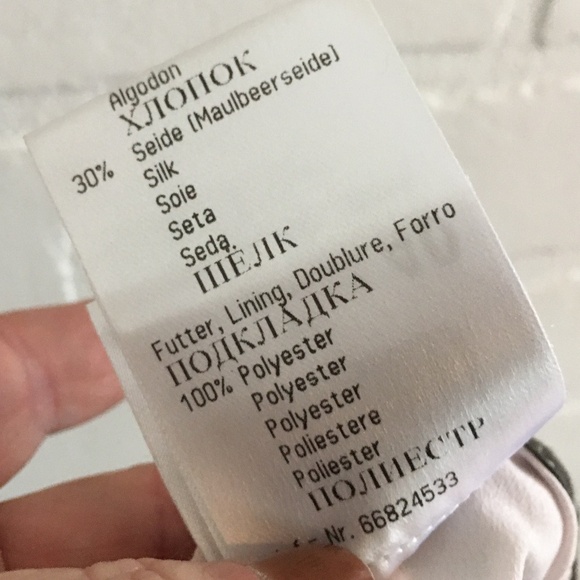 Vintage Y2K GIL BRET Midi SKIRT Silk Cotton lined Abstract/animal print Flowy 10 - Picture 7 of 16